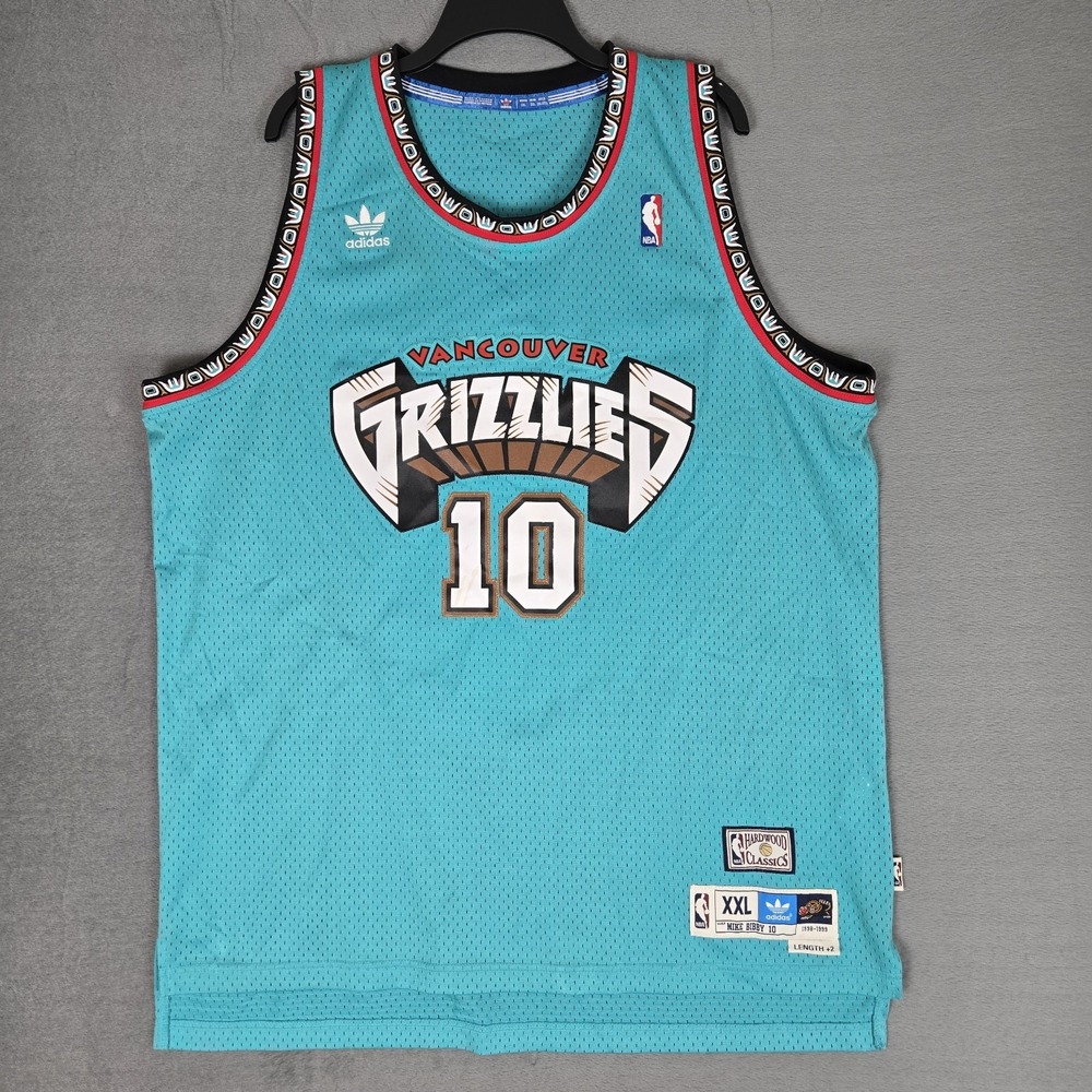 Mike Bibby Vancouver Grizzlies #10 Mitchell & Ness Hardwood Classics Jersey 2XL